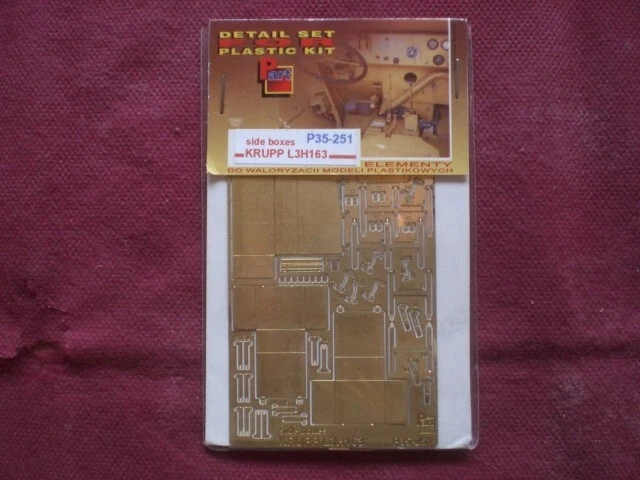Krupp L3H163 side boxes for ICM kit - Scale 1/35 Part P35-251 - Immagine 1 di 1