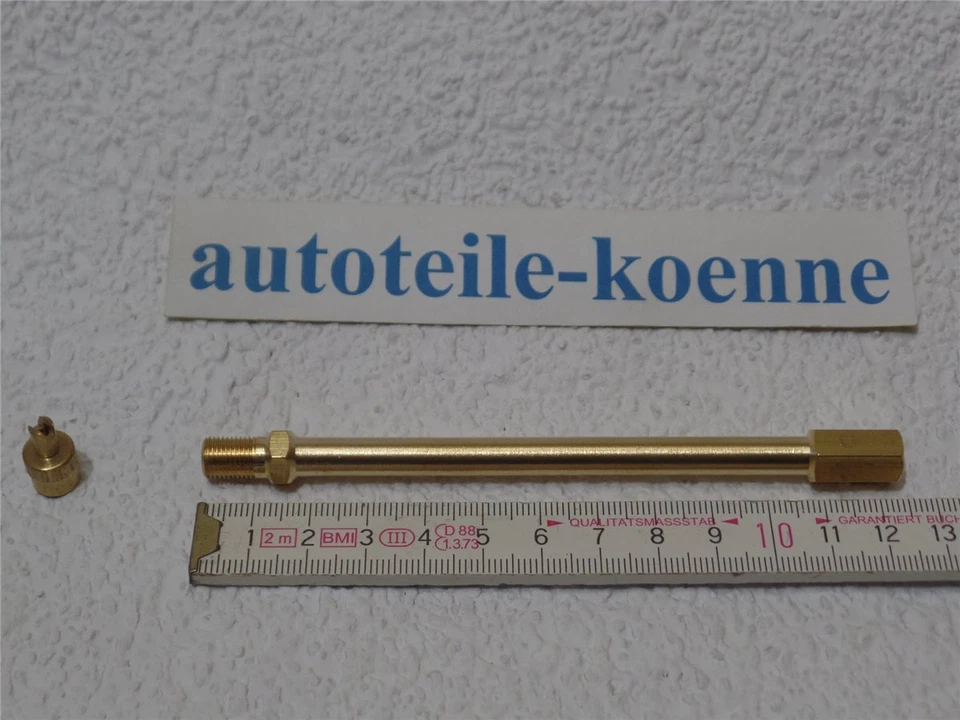 Ventil Verlängerung Messing Länge 125mm effektiv 116mm für LKW Bus - Bild 1 von 1