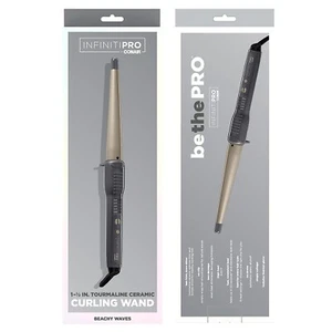 INFINITIPRO BY CONAIR Tourmaline Ceramic Curling Wand; 1-Inch to 1/2-Inch - Picture 1 of 5