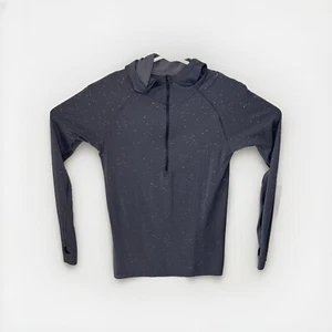 Woman’s Lululemon Swiftly Tech Hooded Half Zip Long Sleeve Grey Size 8 - Bild 1 von 6