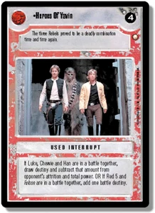 Star Wars CCG Heroes Of Yavin Near-Mint/NM - Special Edition 1998 - Picture 1 of 1