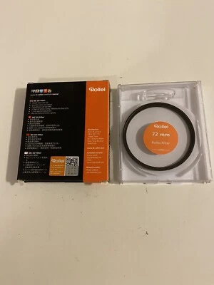 Rollei MC UV Filter 72mm Transmittance Rate Over 99% New In Box - Image 1 of 3