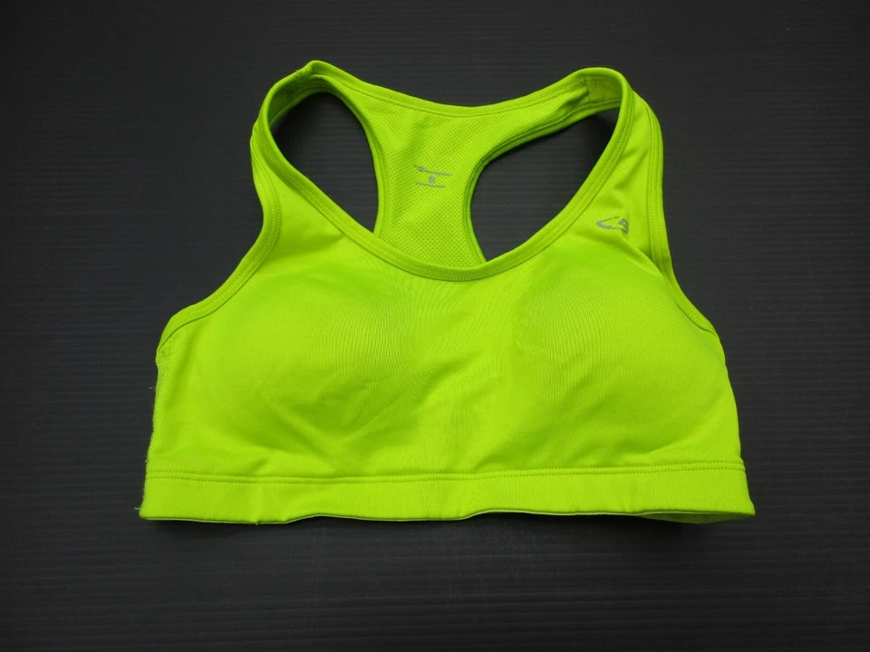 Женский тренировочный спортивный бюстгальтер Champion размер S желтый без проволоки 1E - Изображение 1 из 4