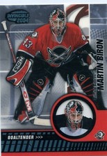  2003-04 Pacific Invincible Blue #9 Martin Biron