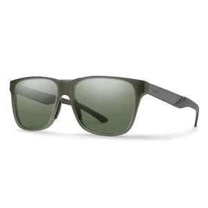 Smith Lowdown Sunglass Crystal/Gunmetal/Photochromic CP Polarized Gray Geen 56mm - Picture 1 of 4