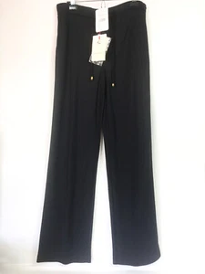 Marina Rinaldi Voyage Womens Large Jersey Pants Made In Italy Trousers NEW $290 - Picture 1 of 11