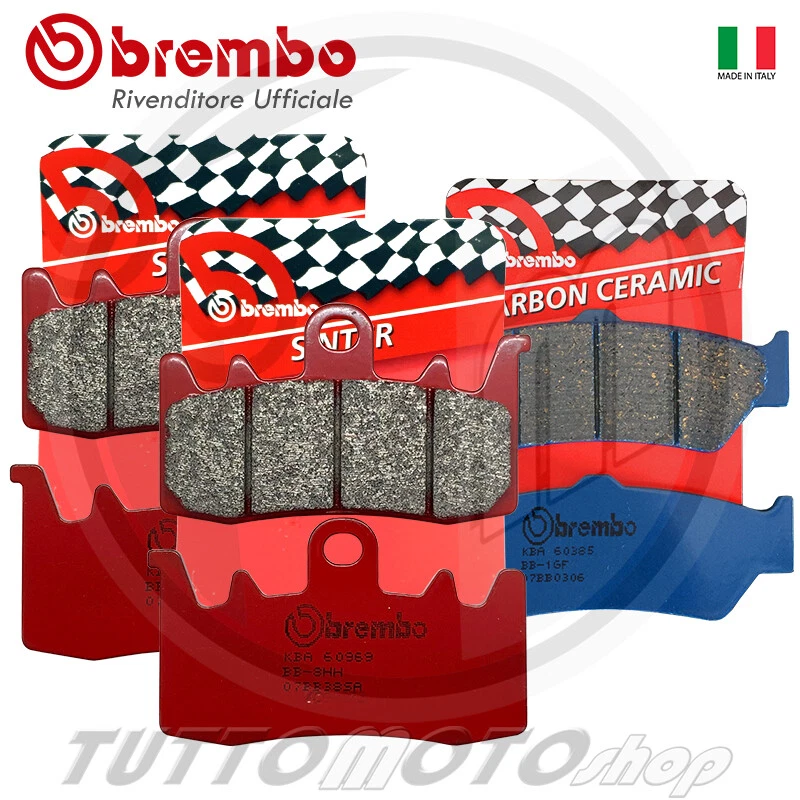 KIT PASTIGLIE FRENO ANT+POST BREMBO BMW R 1200 GS ADVENTURE K51 2013-2018 R1200