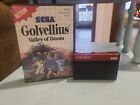 Golvellius: Valley of Doom (Sega Master System) cartridge and box - works great