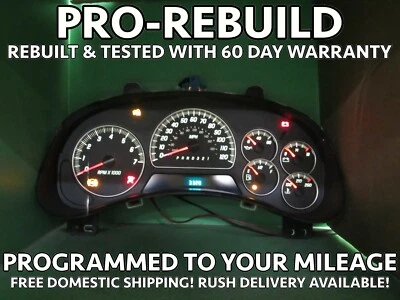 06-09 GMC ENVIY CUADRO DE INSTRUMENTOS VELOCÍMETRO KILOMETRAJE PROG RECONSTRUIDO 1349 Foto 1 de 4