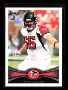 2012 Topps #243  Peter Konz   Rookie Atlanta Falcons
