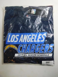 Los Angeles Chargers NFL Men's 2019 Schedule Crew Neck T-Shirts - 2 shirts -Read - Picture 1 of 7