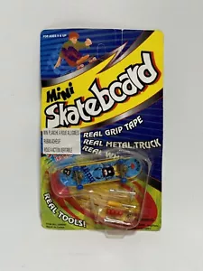 1990s Vintage MINI SKATEBOARD Tech Deck Bootleg Real Trucks Grip & Tools MOC NOS - Bild 1 von 4