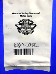 New OEM Harley-Davidson, 13.3mm x 2.4mm O-Ring - 11331K (1ea) - Picture 1 of 2