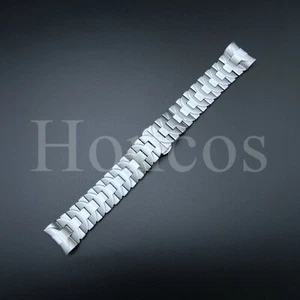 UPGRADED 24MM FITS FOR PANERAI 44MM PANERAI LUMINOR MARINA SILVER BRACELET BAND - Picture 1 of 4