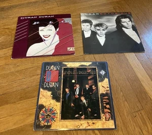 Duran Duran Notorious & Rio & Ragged Tiger 3 Lp Lot Vinyl Lp VG Tested - Picture 1 of 4