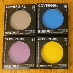 Covergirl Exhibitionist Velvet Mono Eye Shadow Lot Of 4 Assorted Colors 0.13 oz - Picture 1 of 6