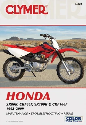 Libro Honda XR80R XR100R CRF80F CRF100F 1992-2009 - Guía del modelo y especificaciones Foto 1 de 3