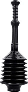 Professional Bellows Accordion Toilet Plunger, High Pressure Thrust Plunge Remov - Picture 1 of 8