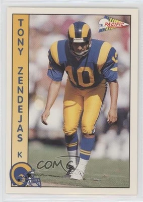 1992 Pacific Tony Zendejas #484 - Image 1 of 2