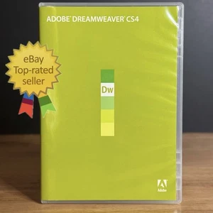 ⚡️ADOBE Dreamweaver CS4 Windows Version w/ Learning CD & Serial Number ⚠️TESTED - Photo 1/5
