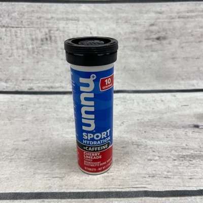 Nuun Sport Hidratación + Cafeína Efervescente Electrolito Bebida Cereza Lima Foto 1 de 4