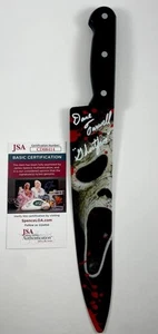 Dane Farwell signiert Geist Halloween SCHREI Requisite Messer Autogramm JSA COA - Bild 1 von 3