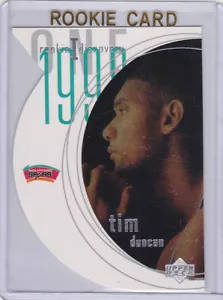 TIM DUNCAN Spurs RARE INSERT ROOKIE Card RC San Antonio Basketball UD DISCOVERY - Bild 1 von 2