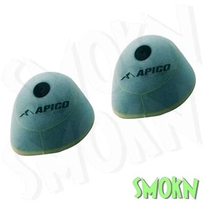 Honda Air Filters CRF 250 R & RX 20-21 Apico Twin-Air Pre-Oiled x2 - Picture 1 of 3