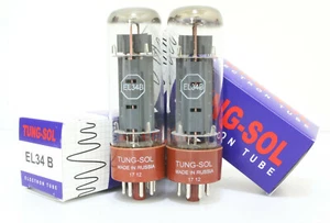 (Sweet Sound Edition) Match 1 pair TUNG-SOL EL34 tubes KT-77 6CA7 - Picture 1 of 1