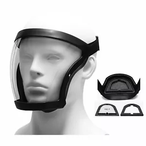 Full Face Super Protective Mask Anti-fog Shield Safety Transparent Head Cover US - Picture 1 of 23