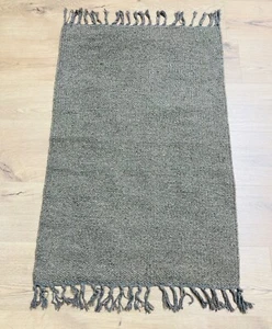 Alfombras lavables de algodón reciclado ecológicas MARRÓN RATÓN LISO 60x90 cm-40 % de descuento - Imagen 1 de 6