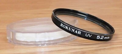 Genuine Rokunar UV 52mm Single Camera Lens Only **READ**  - Image 1 of 4