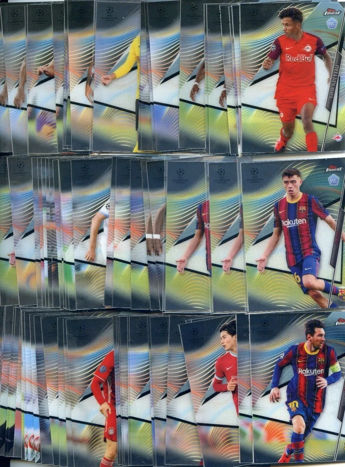 2020-21 Topps Finest UEFA PICK YOUR CARD for Base Set Veterans, RC Rookies - Image 1 of 1