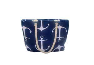 Bolsa de verano Shopper bolsa de playa bolsa de baño bolsa de mujer ancla marítima cordones - Imagen 1 de 11