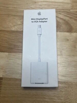 Genuine Apple A1307  Mini DisplayPort to VGA Adapter MB572Z/B - NEW Quantity - Image 1 of 3