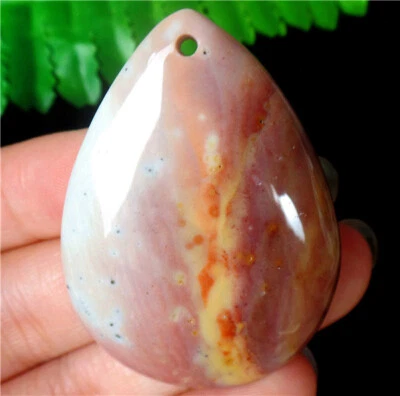 49x36x7mm Natural Marrón Rojo Mookaite Gema Lágrima Curación Colgante Cuentas DY3540 Foto 1 de 3