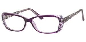 ENHANCE EN4001 DAMEN KUNSTSTOFF BRILLE 55-16-145 LILA LEOPARD MIT SOFTCASE - Bild 1 von 1