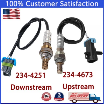 2 sensores de O2 para Chevrolet Equinox 2009 Pontiac G6 2015-2017 2,4 L arriba+aguas abajo Foto 1 de 4