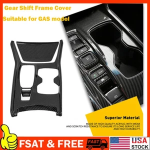 For Honda Accord 2018-22 Carbon Fiber Interior Gear Shift Panel Frame Cover Trim - Picture 1 of 15