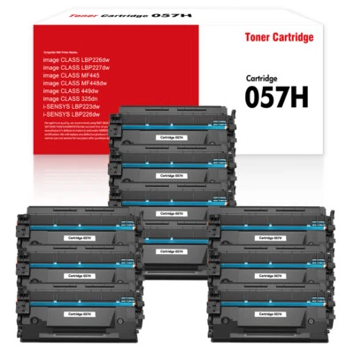 057 057H 碳粉盒 高产量 兼容佳能 ImageCLASS MF445dw 批量 — 第 1/4 张图片