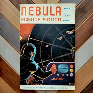 NEBULA Science Fiction #23 VG/FN (Aug 1957) UK Crownpoint | Temple, Tubb | Pulp - Picture 1 of 4
