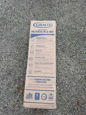 Colchão Graco Premium para berço e criança caixa aberta envio comprimido - Imagem 1 de 2