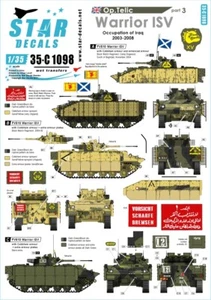 Star Decals 1/35 #35C1098 Op. Telic #3 “Warrior, Occupation of Iraq” - Picture 1 of 3