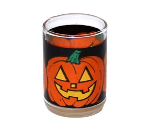 Halloween Pumpkin Voitve Candle Holder Indiana Glass - Picture 1 of 5