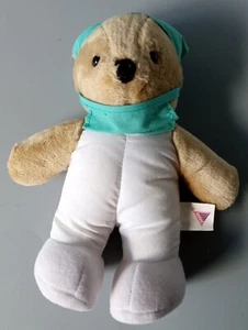 VGT Dankin 1985 Dr. Bear Plush. With Mask. 7" Tall - Picture 1 of 4