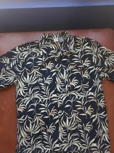OP OCEAN PACIFIC Mens Size Large Floral Hawaiian Shirt  - Picture 1 of 11