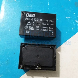 Relé de alimentación PCD-112D1M OEG 10A 12 VDC 4 pines (lote de 10) - Imagen 1 de 1