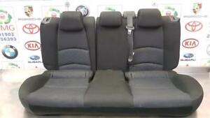 Conjunto completo de asiento de coche cubre Ajuste Mazda 2 Negro/Plata Cubierta de asiento