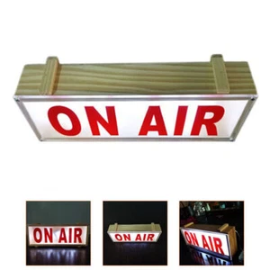 Leuchtschild Aufnahmeschild Studio Warnschild Home Office Schreibtisch Licht Ornament - Bild 1 von 4