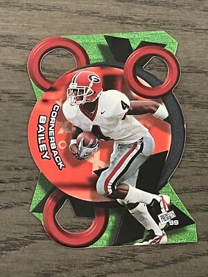 1999 Press Pass X's and O's Champ Bailey #XO3 Georgia Bulldogs - Image 1 of 2